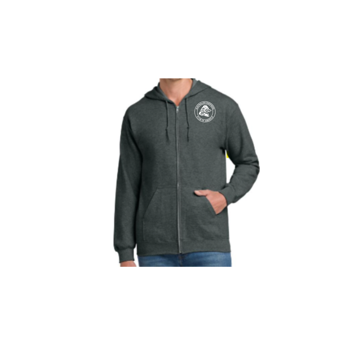 Zippered Hoodie (Embroidered)