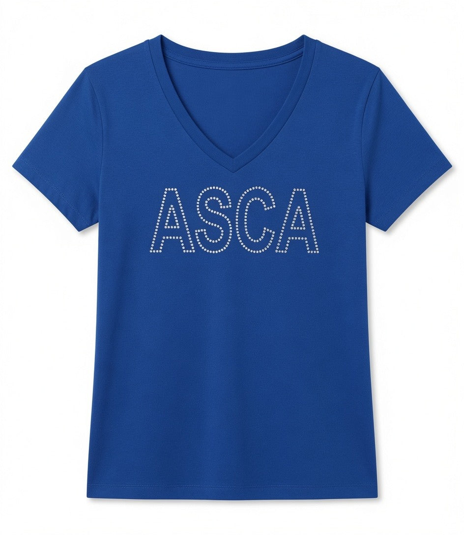 ASCA Bling V-Neck T-Shirt