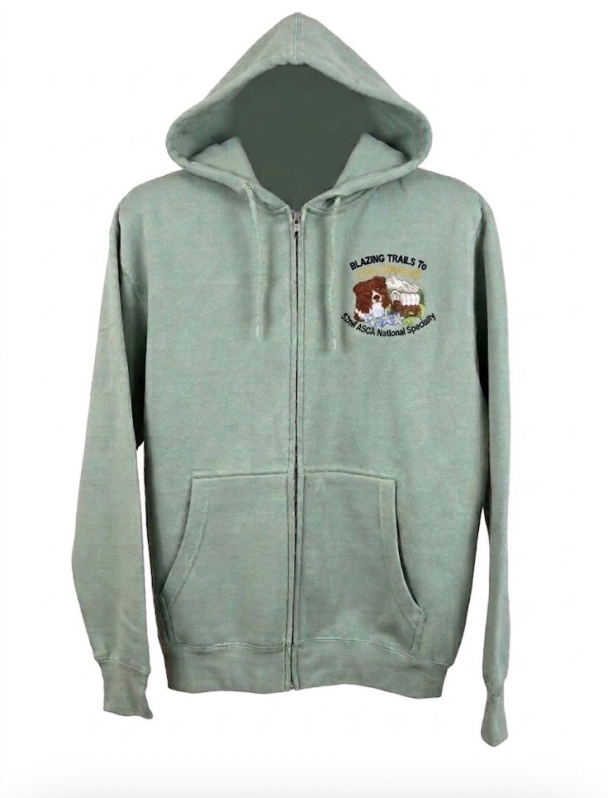2026 NATIONAL - ZIPPERED HOODIE (EMBROIDERED)