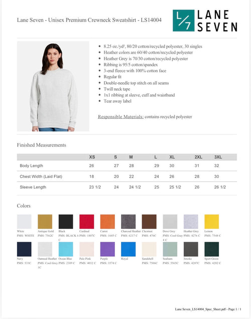 2026 NATIONAL - CREW FLEECE