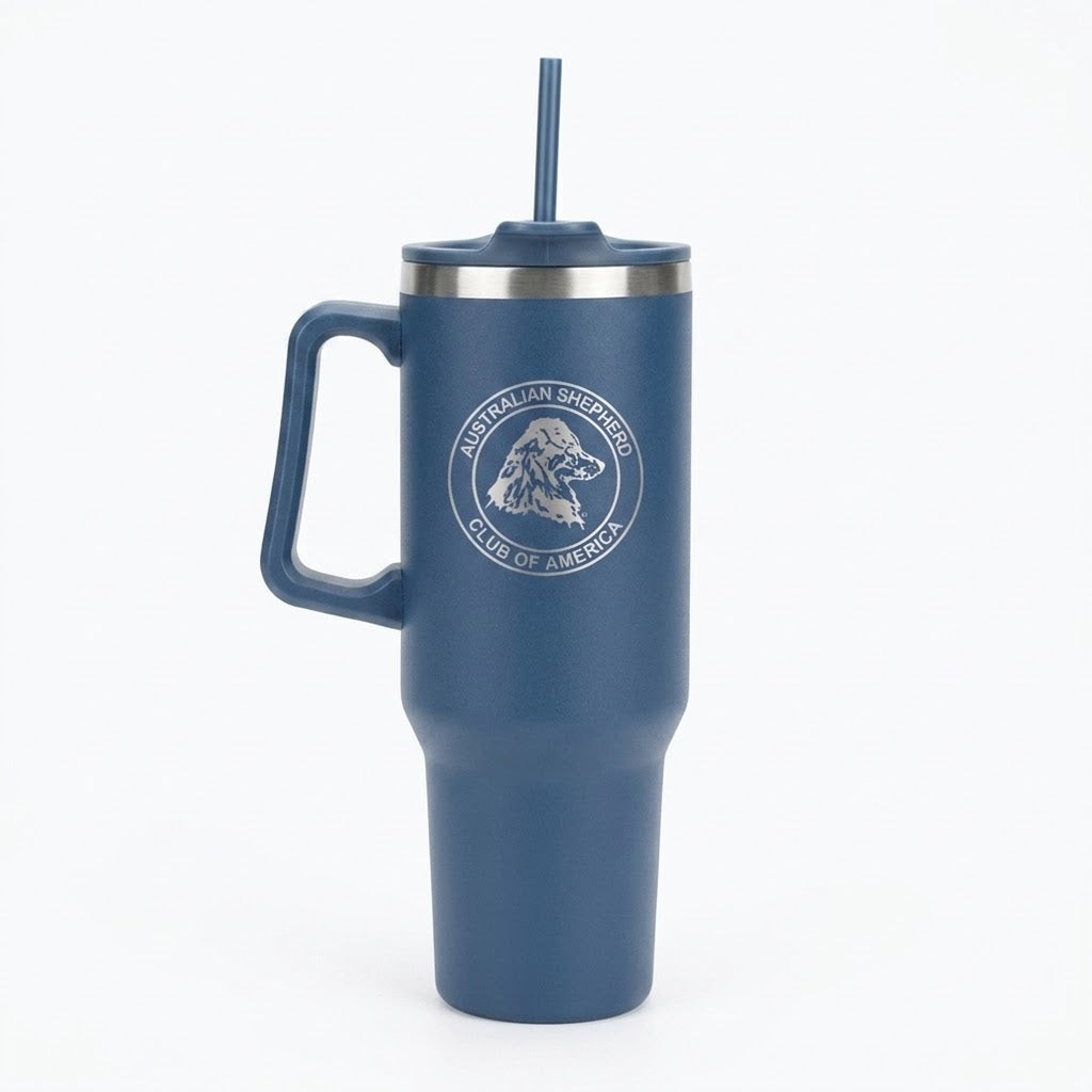 Double Walled Tumbler (40 Oz w/ Lid)