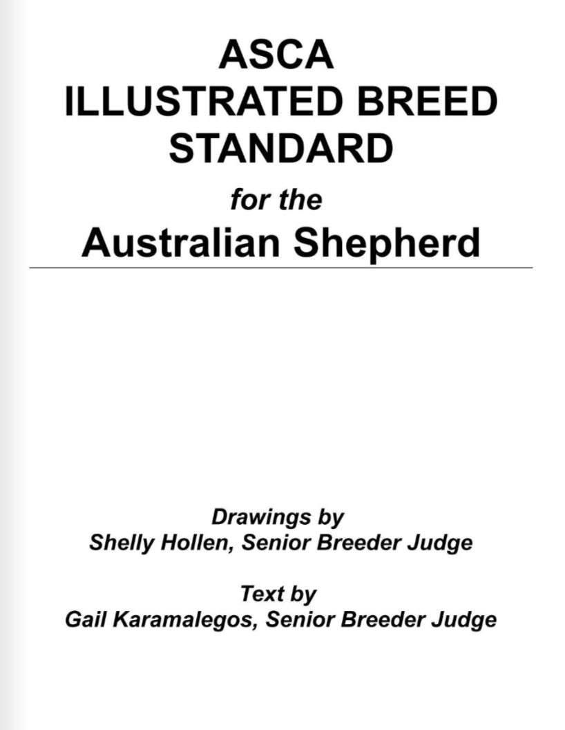 Illustrated Breed Standard