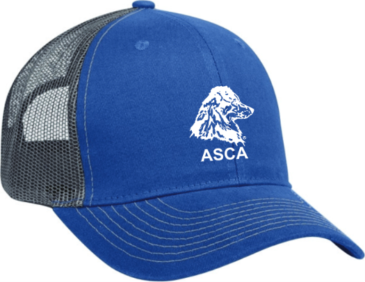 Blue Mesh Backed Adjustable Ball Cap