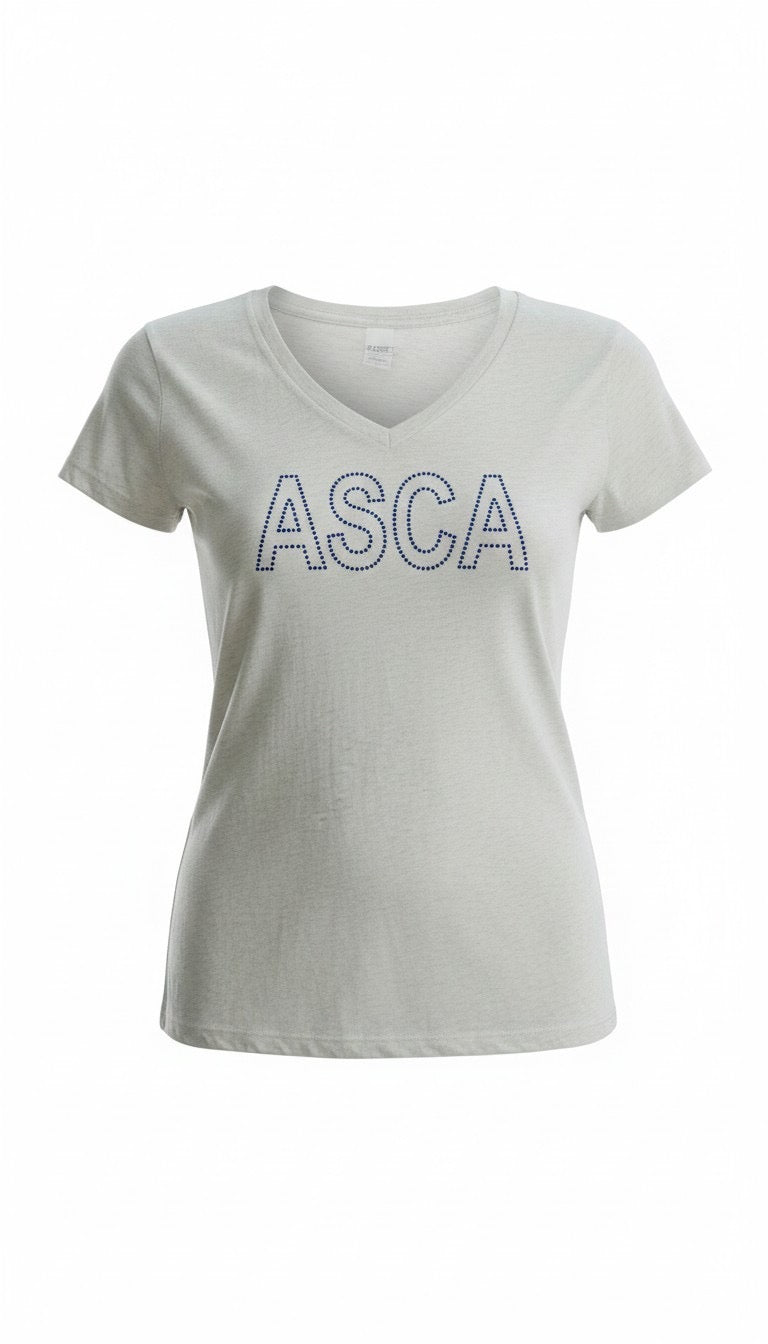 ASCA Bling V-Neck T-Shirt