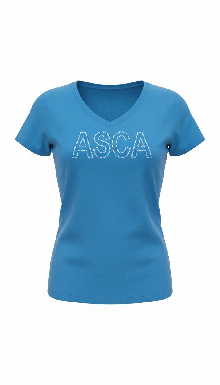 ASCA Bling V-Neck T-Shirt